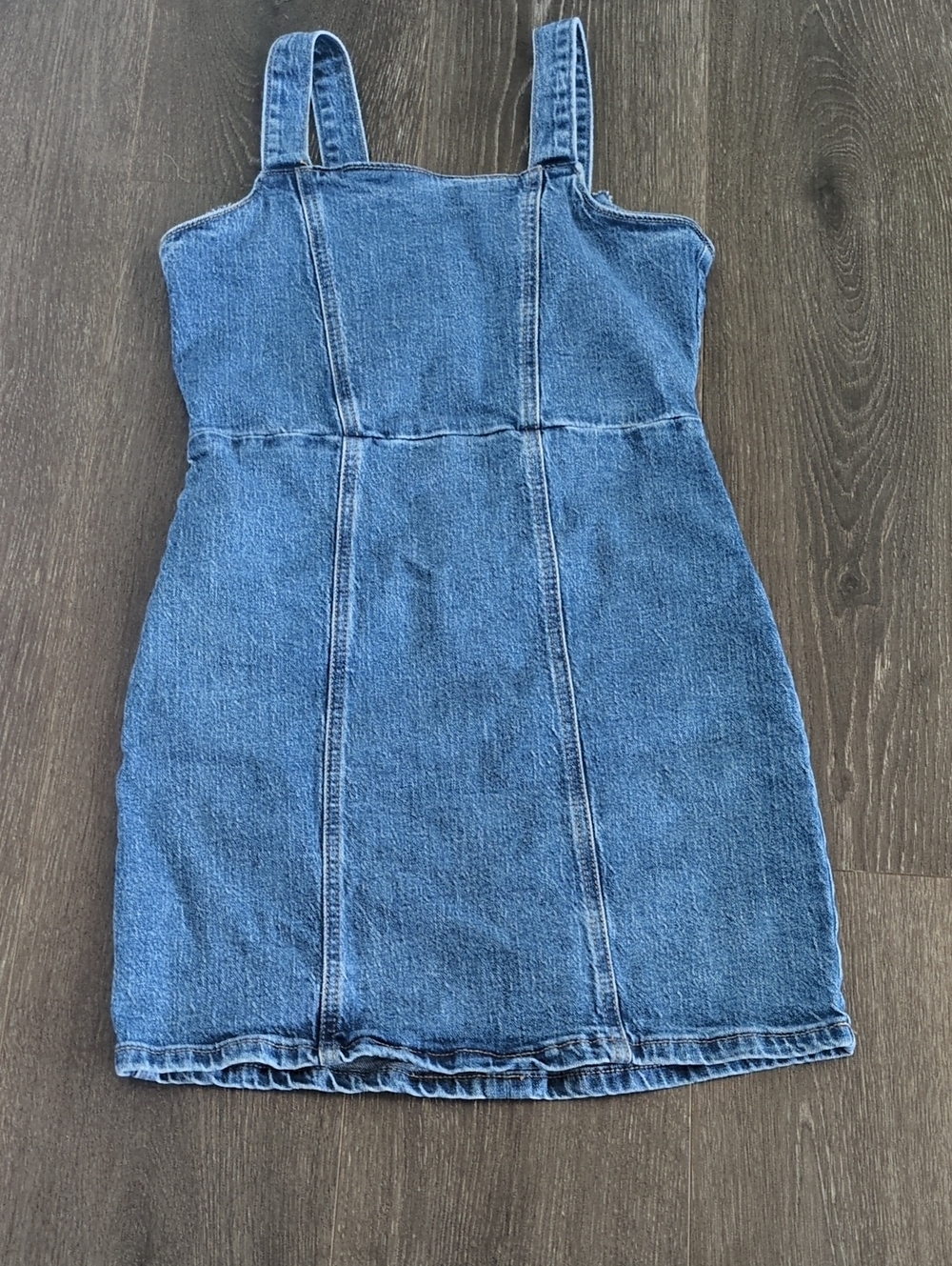 art class Blue Denim Strap Sundress